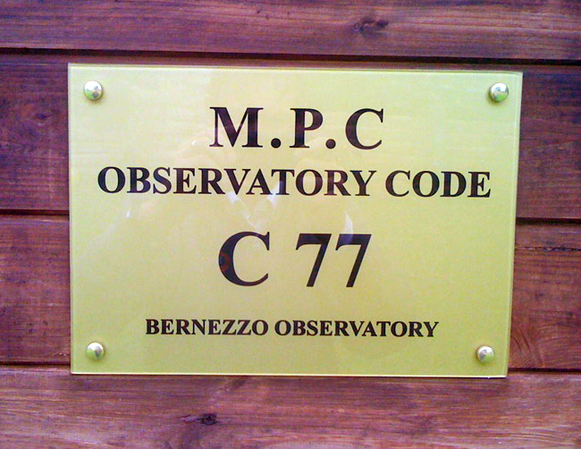 Codice osservatorio