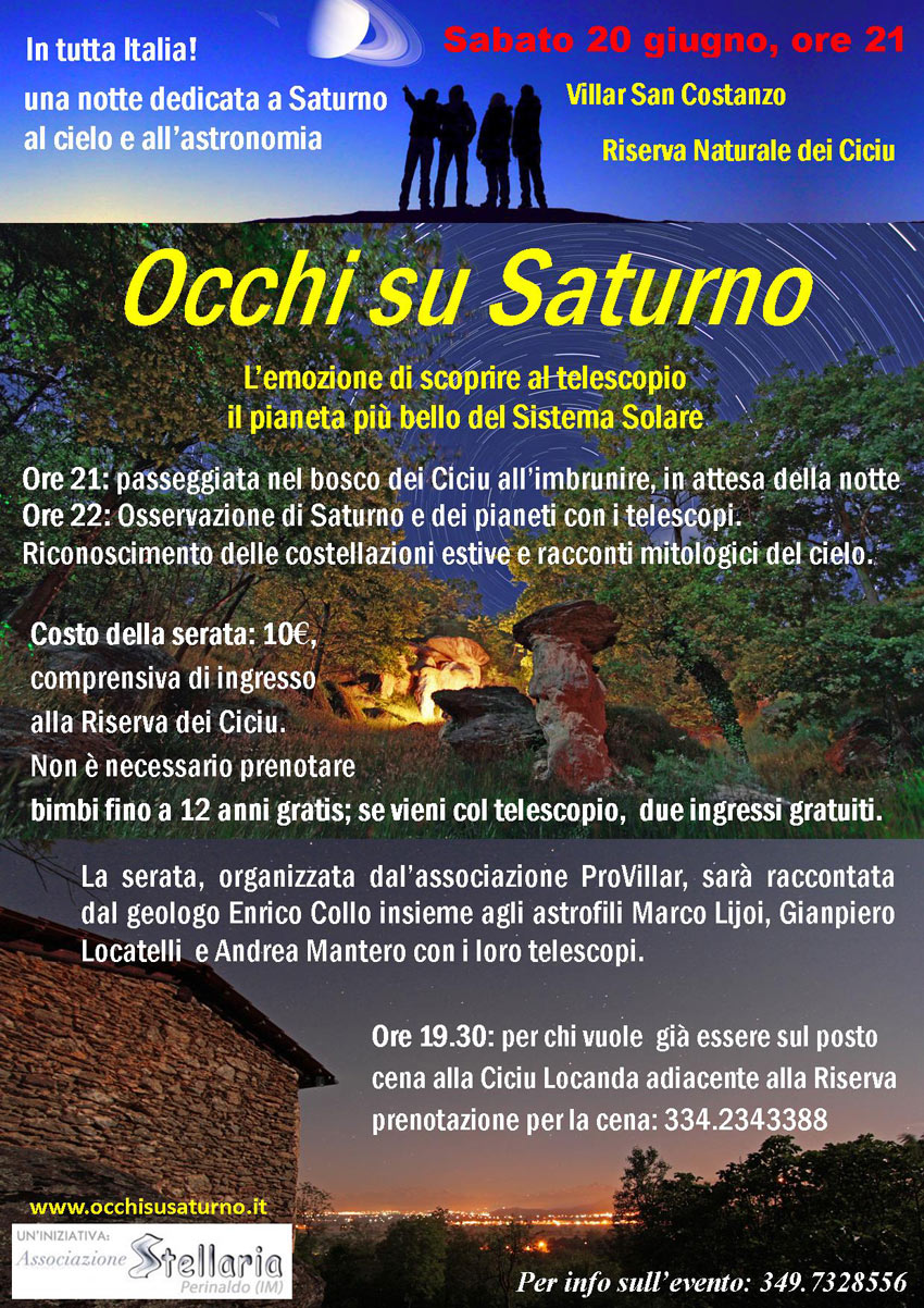 Occhi su Saturno